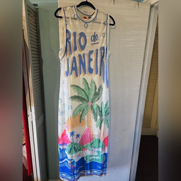 FARM Rio For Anthropolgie Multicolor Maxi Dress - Picture 2 of 3